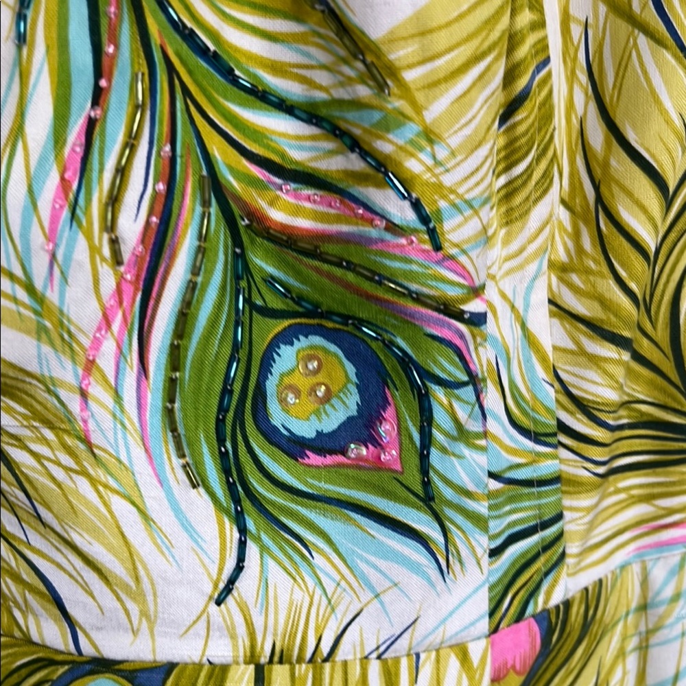 Nanette Lepore Peacock Strapless Sundress - Picture 3 of 6